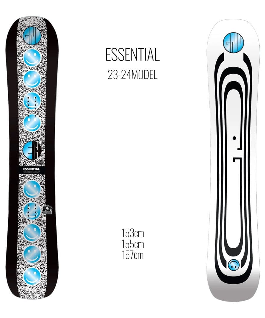 スノーボード GNU board 23.24 ESSENTIAL 153