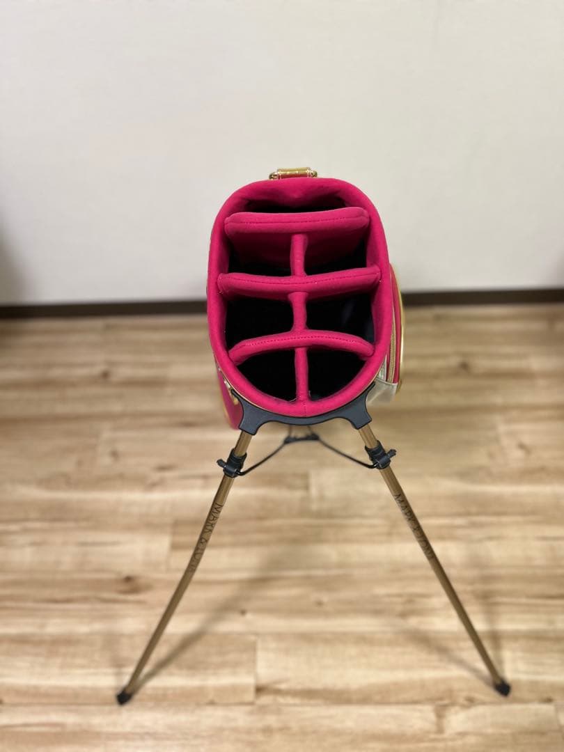 マークアンドロナ　MARK&LONA ピンク カモフラージュ ゴルフバッグ