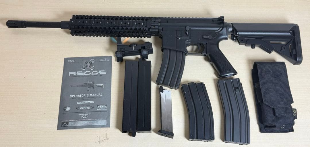 ど*0様 マルイ 次世代電動ガン M4 SOPMOD おまけ付き AKGS 動作