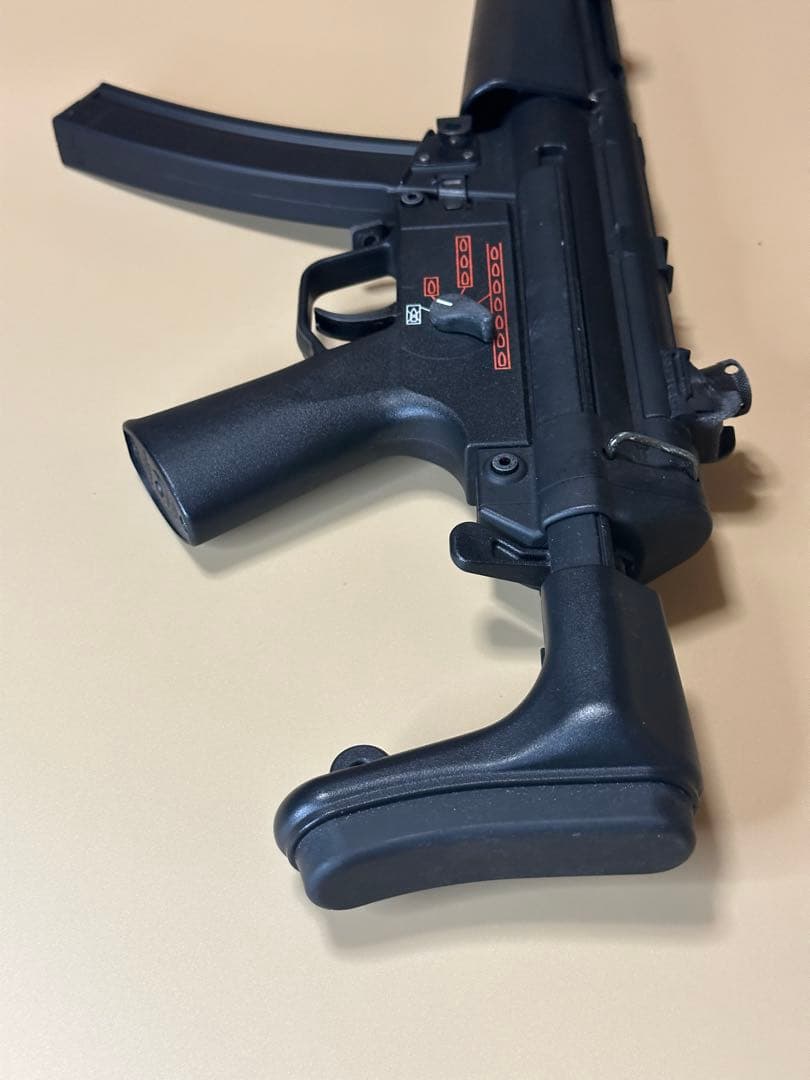 【ジーク様】東京マルイMP5J 取説/箱/バッテリー/充電器/多弾数マガジンx2