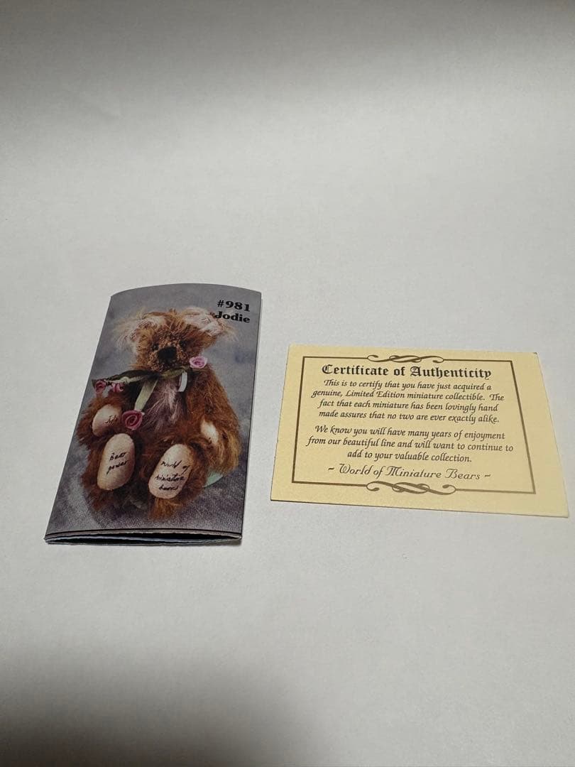 ワールド　オブ　ミニチュア　ベアーズ SMALL BEARS