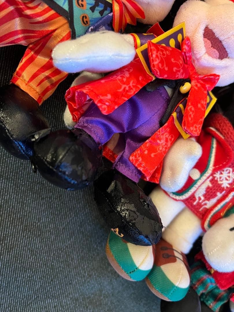 【まとめ売り21個】ミッキー/ミニー ぬいぐるみバッジ 2015〜2016頃