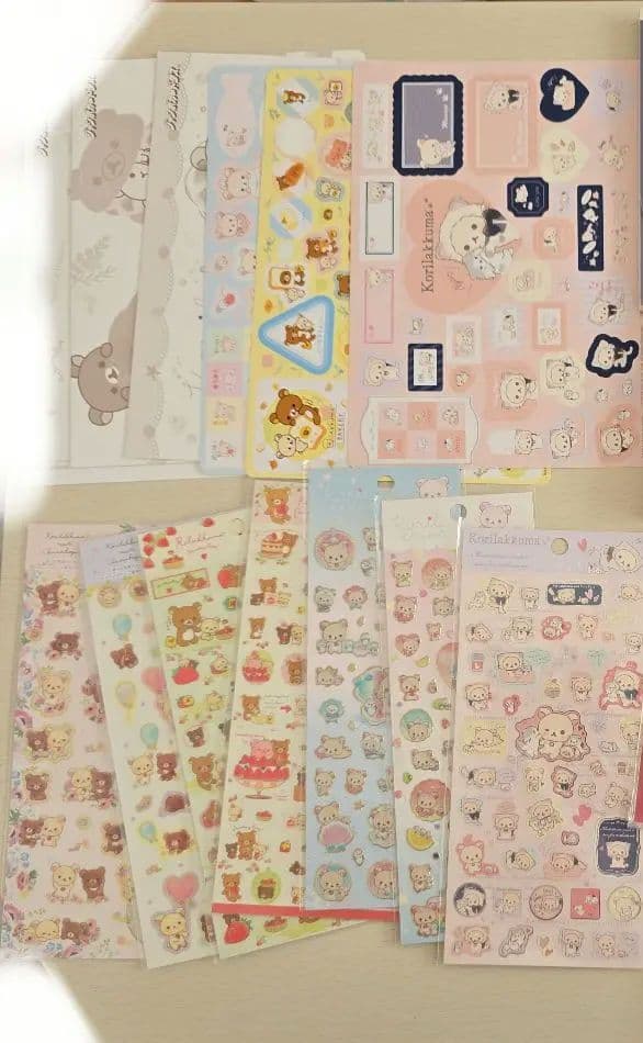 リラックマ　コリラックマ　シール　メモ　付箋