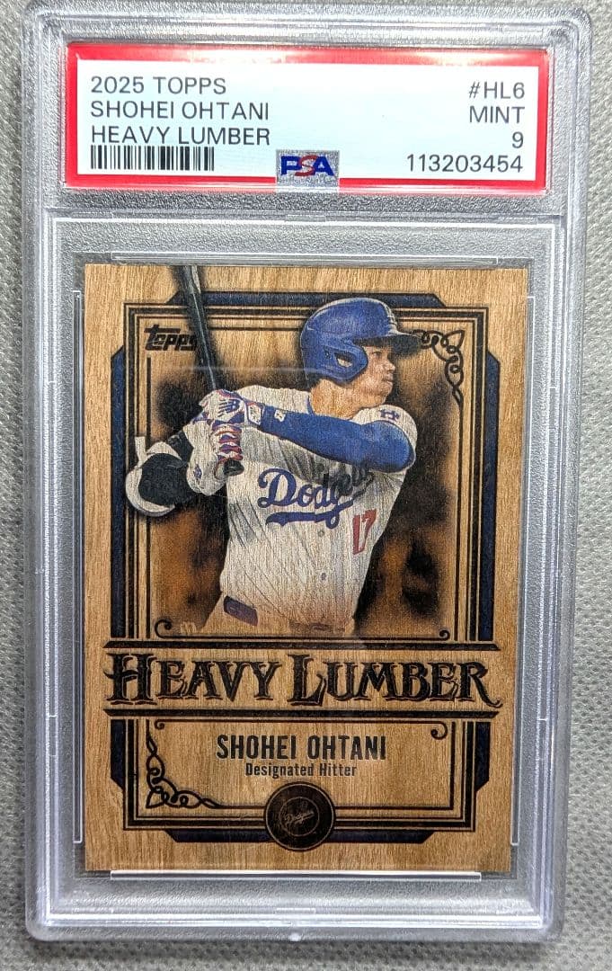 【PSA9】大谷翔平 2025 Topps Heavy Lumber #HL-6