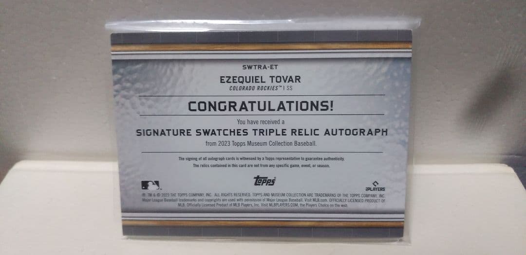 ゲームセンター・ゲームカード TOPPS SIGNATURE SWATCHES