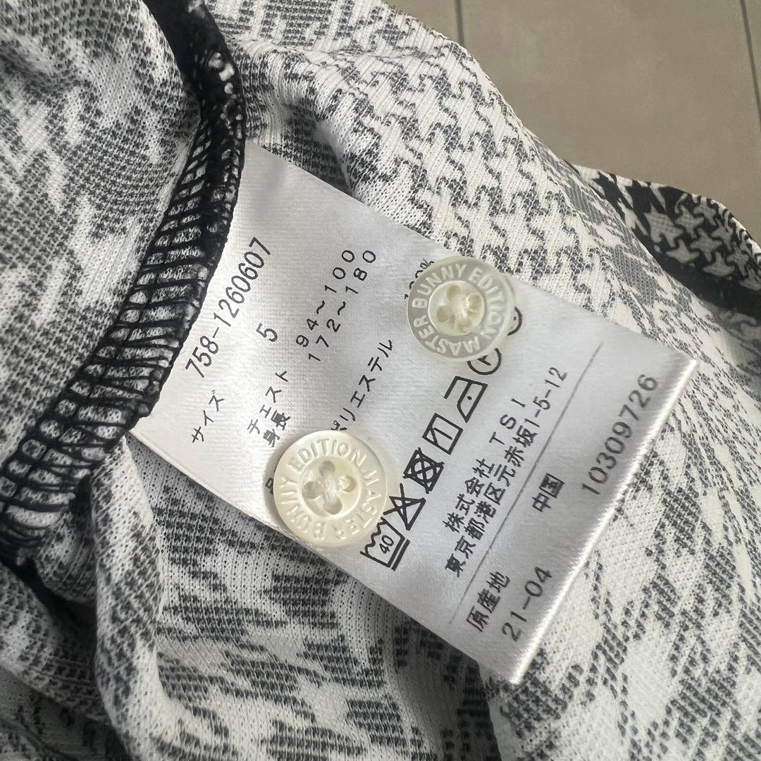 マスターバニー　テーラーメイド　セットアップ　千鳥柄　ゴルフ　メンズ　上下