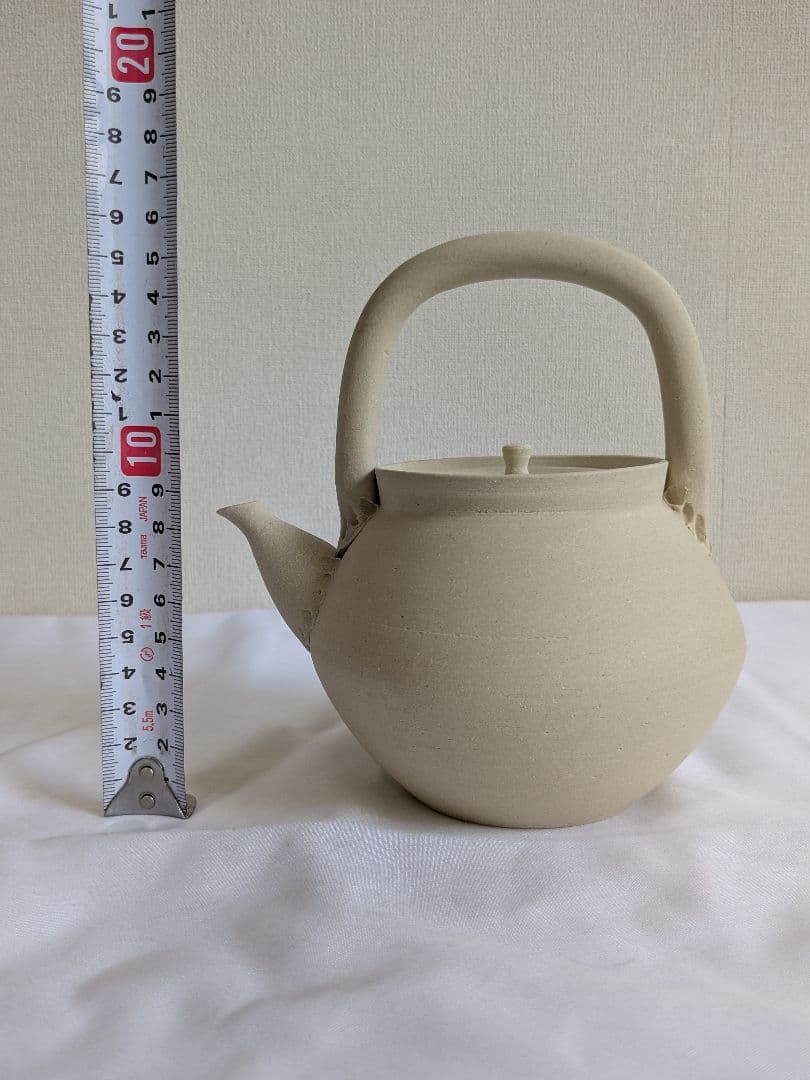 宇田芳宇 白泥ボウフラ ボーフラ 上手 煎茶道具