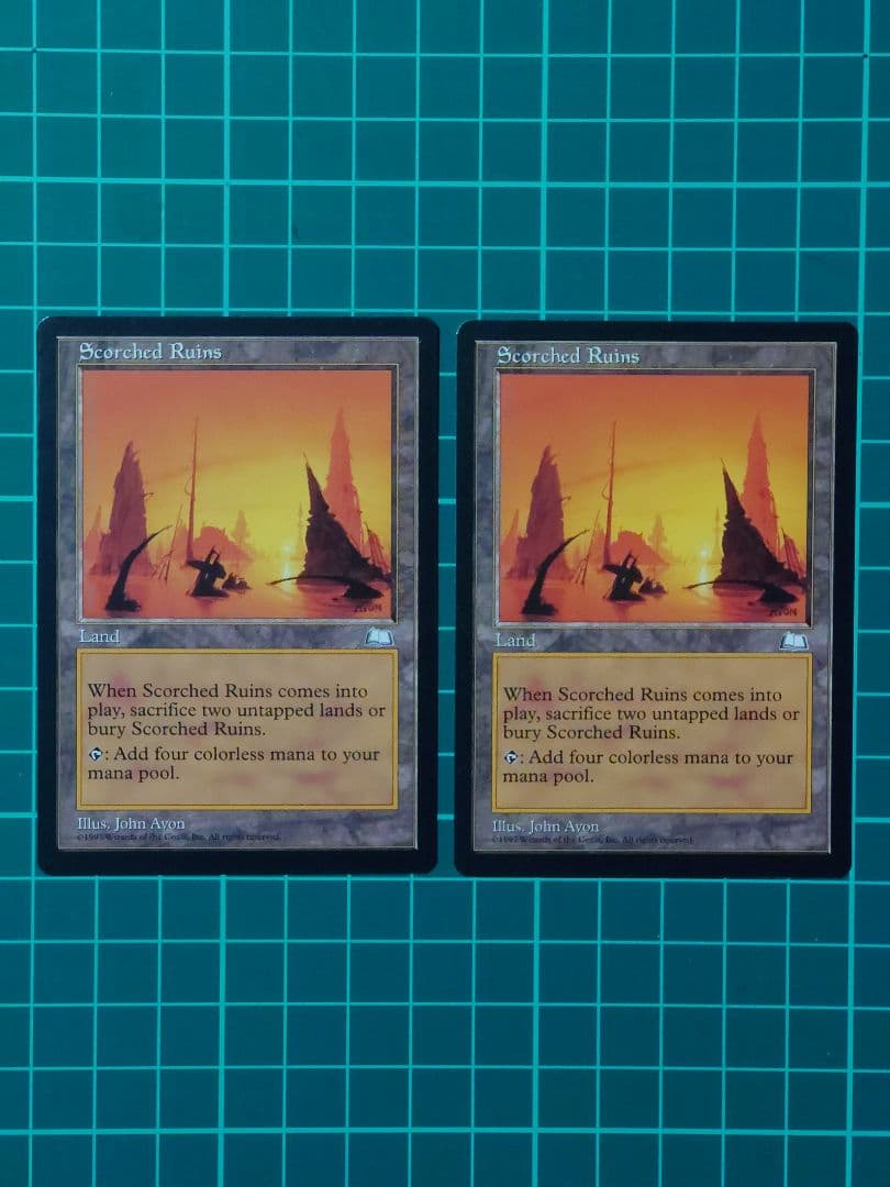 焦土/Scorched Ruins[WTH] 土地R（英）×2枚