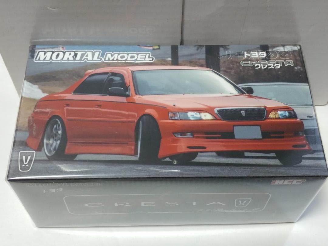 MORTAL 1/64 トヨタ クレスタ JZX100 カスタム オレンジ