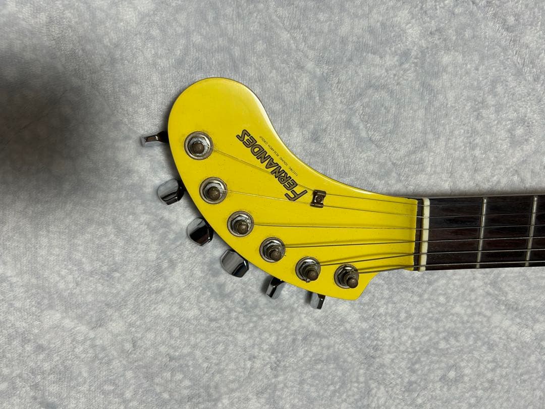 FERNANDES ZO-3 アンプ内蔵ミニギター　イエロー 「ジャンク品」