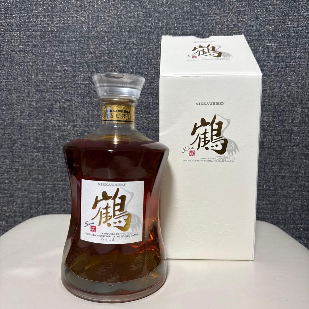 ニッカウヰスキー 鶴 700ml シングルモルト余市50mlを付けて