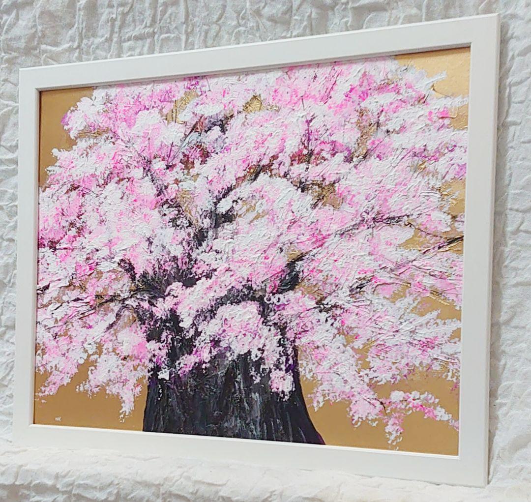 油絵 絵画【サクラ】