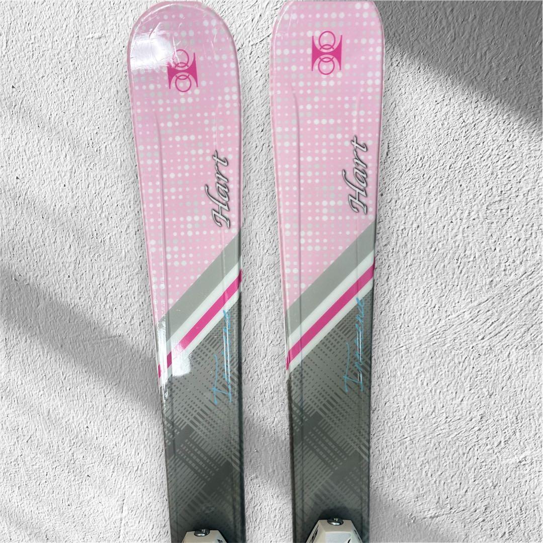 Hart（ハート）ジュニアスキーセット　ピンク スキー袋付き 女の子