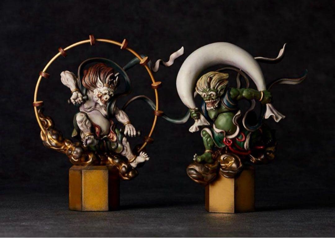海洋堂　風神雷神フィギュア　特別展「日本、美のるつぼ」限定