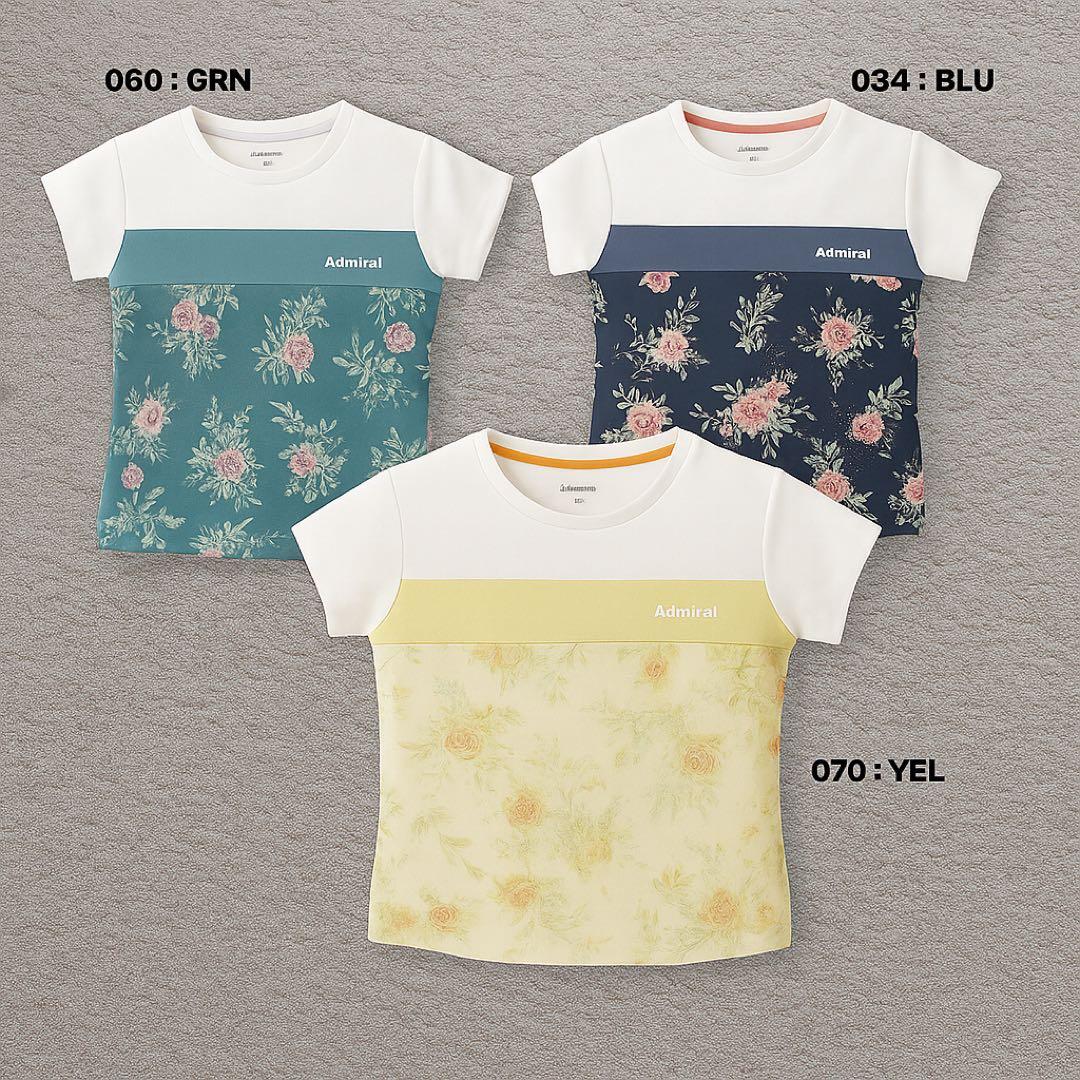 アドミラル Admiral フロントラインフラワーTEE ATLA512