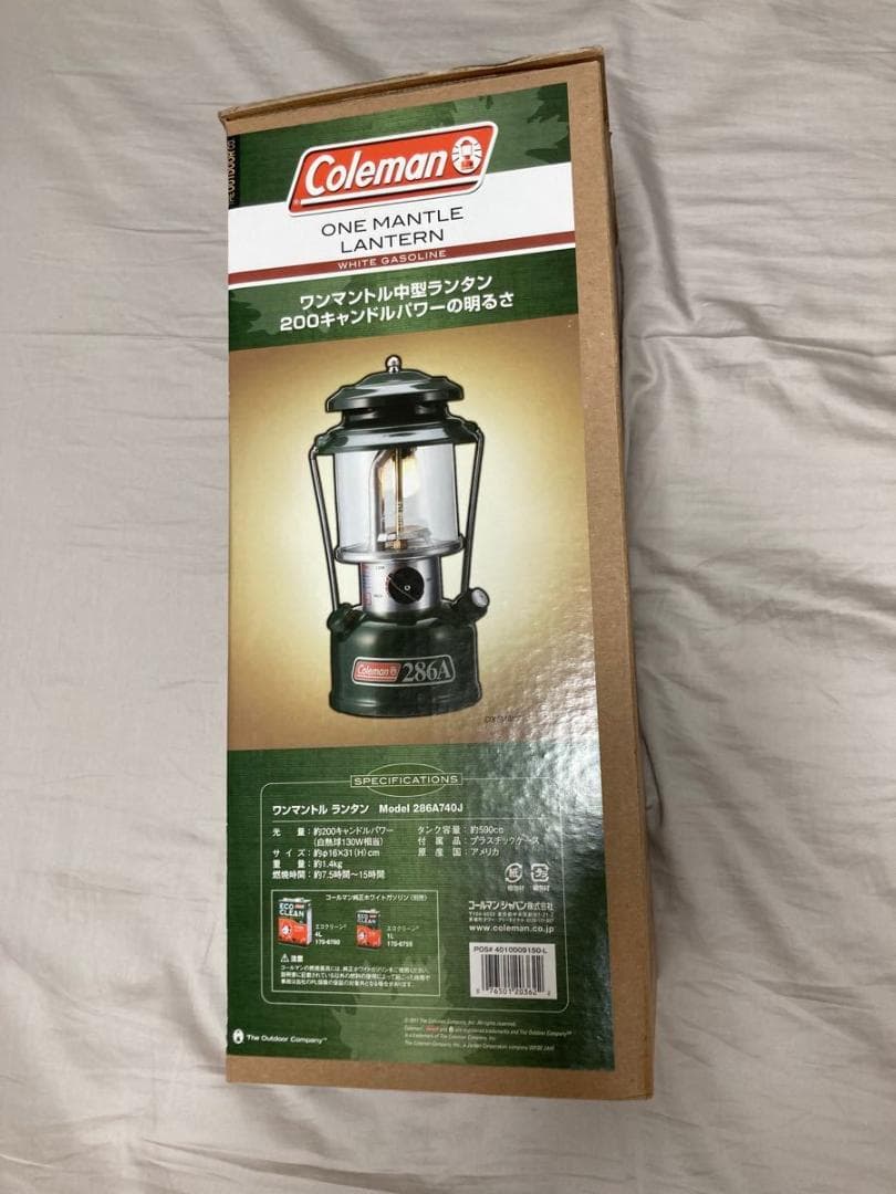 コールマン ワンマントルランタン(ケース付) 286A740J 2021年2月