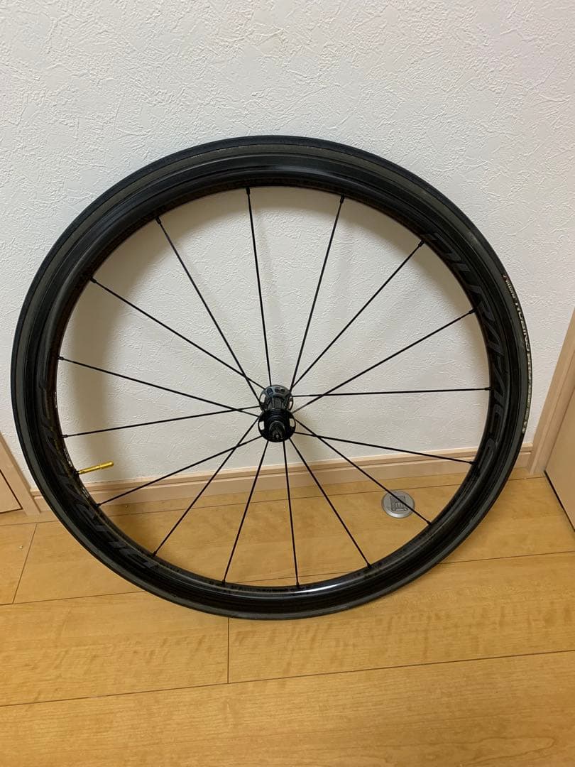 DURA-ACE 完組ホイール ブラック カセット付き ホイールバック付き