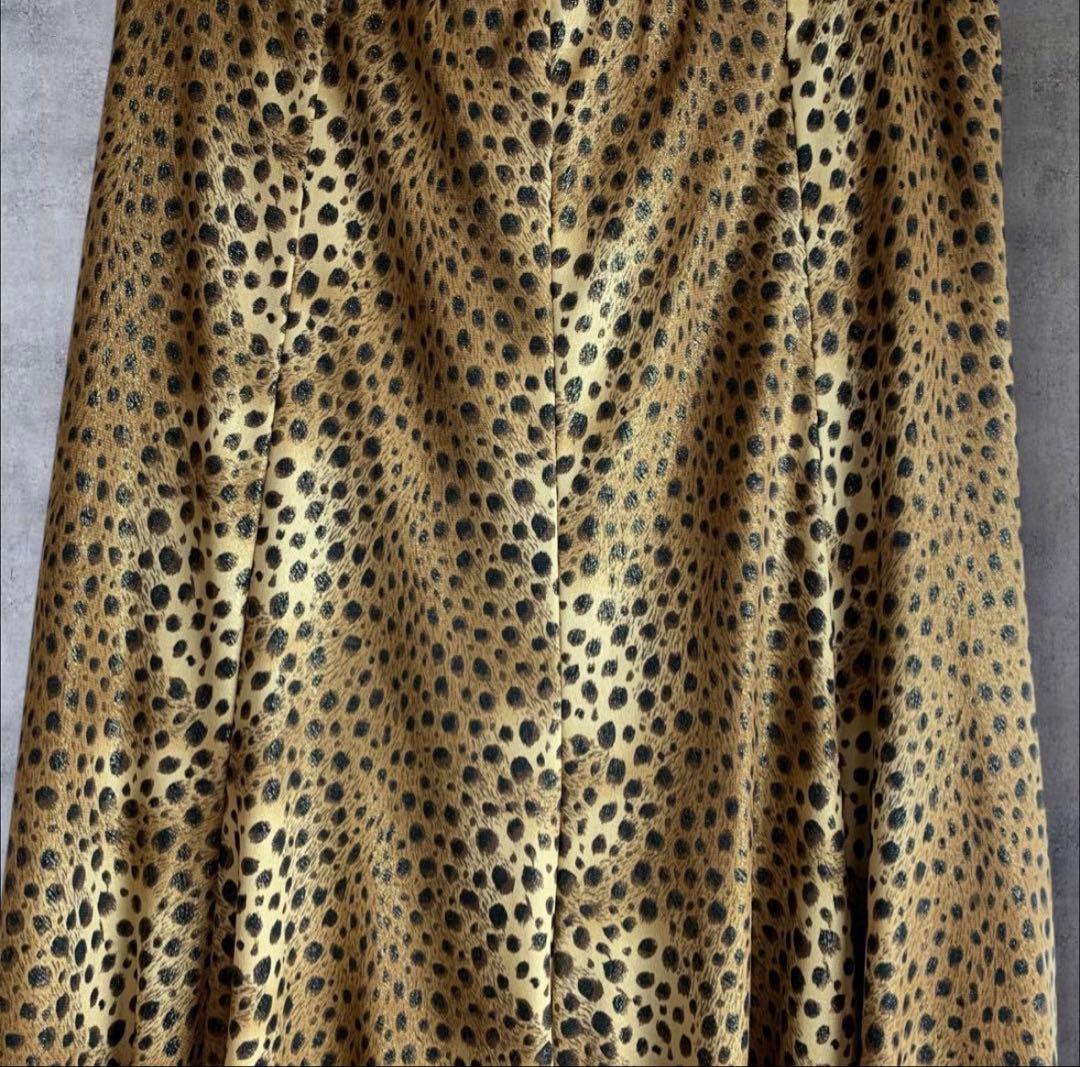 Create Sun レオパード柄 ダンス衣装 セットアップ トップス スカート