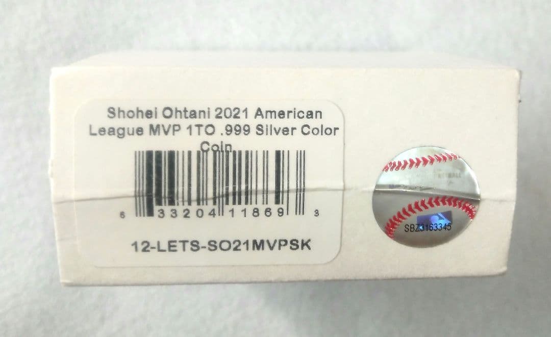 【超レア純銀 初MVP】大谷翔平　2021 AリーグMVP記念