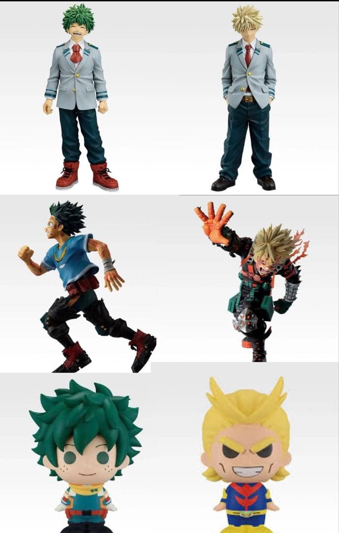 ヒロアカ 一番くじ 紡がれる想い A B C D F Fフィギュア 6体セット