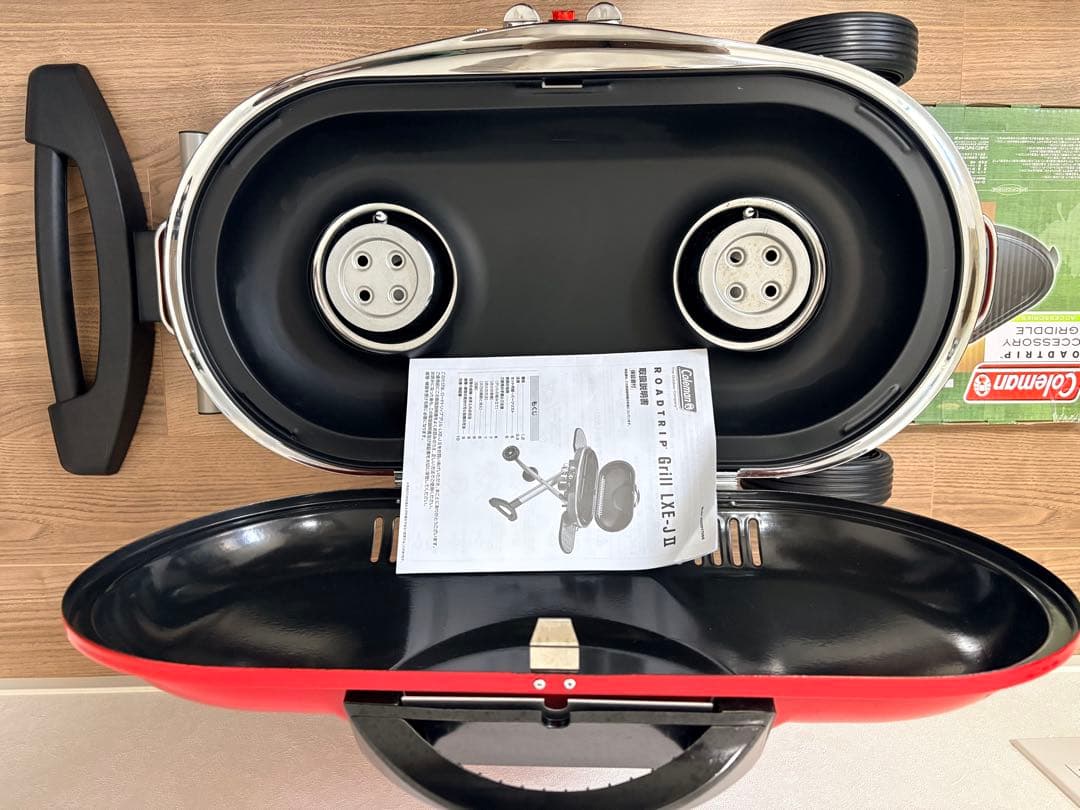 ほぼ新品Coleman RoadTrip 225 コンロ　ガス,プレート付