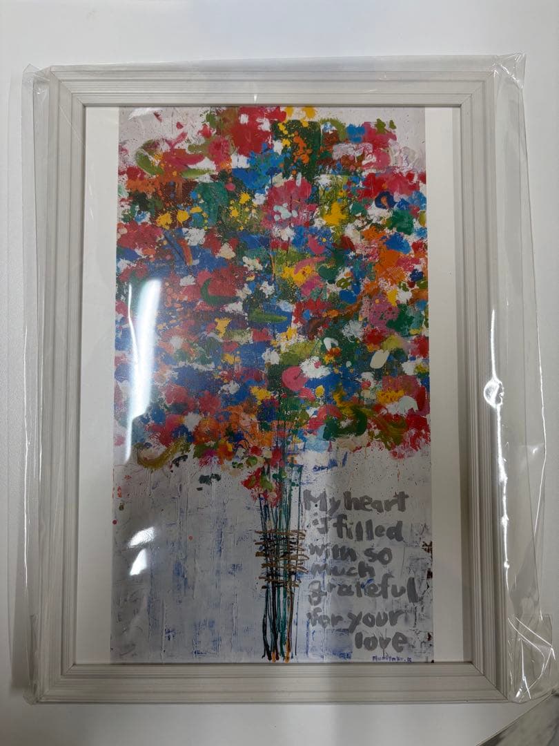 木梨憲武展　A4　額絵　絵画　絵　ポスター　感謝