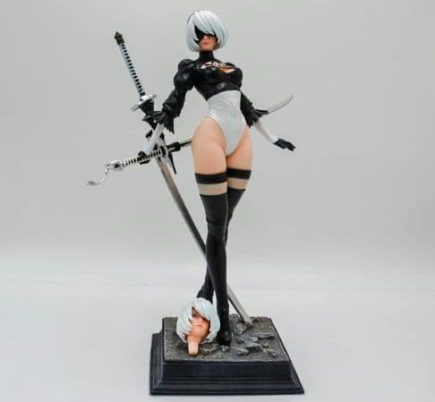 ニーアオートマタ　2b　ヨルハ　黒　フィギュア