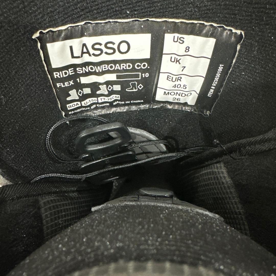 RIDEボアシステム スノーボードブーツ ブラック