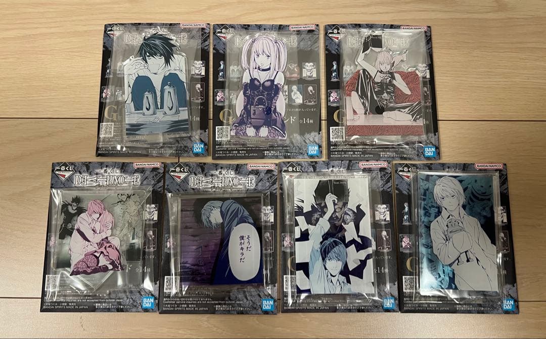 デスノート　一番くじ　C賞　E賞　F賞　G賞　H賞　I賞　３７点セット