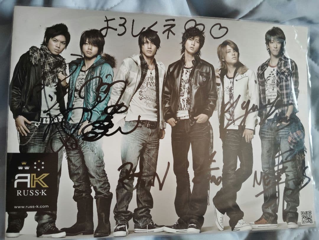 NEWS 直筆サイン RUSS-K