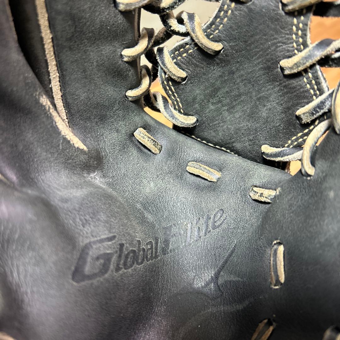 ア*ド様 Mizuno 硬式グローブ 黒（左投げ）　サイズ小さめ（縦28cm）