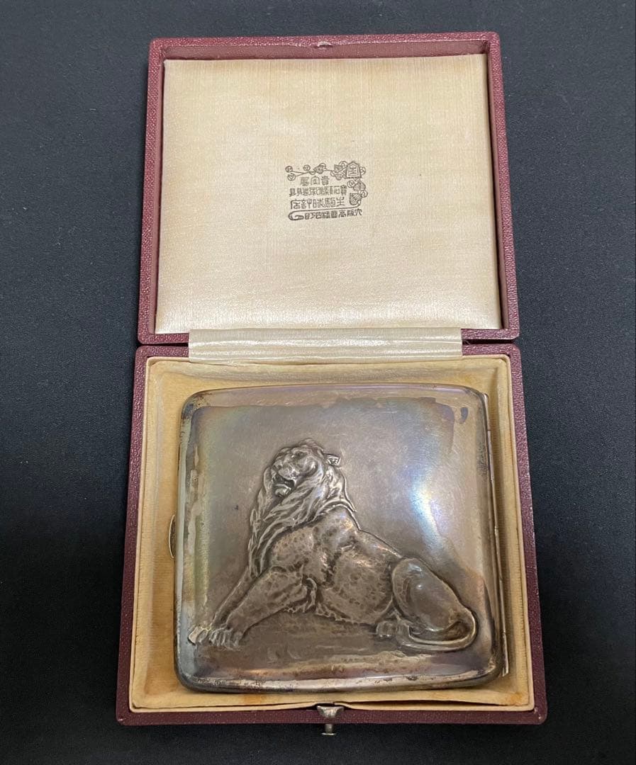 【銀製】【SILVER925】シルバーシガレットケース