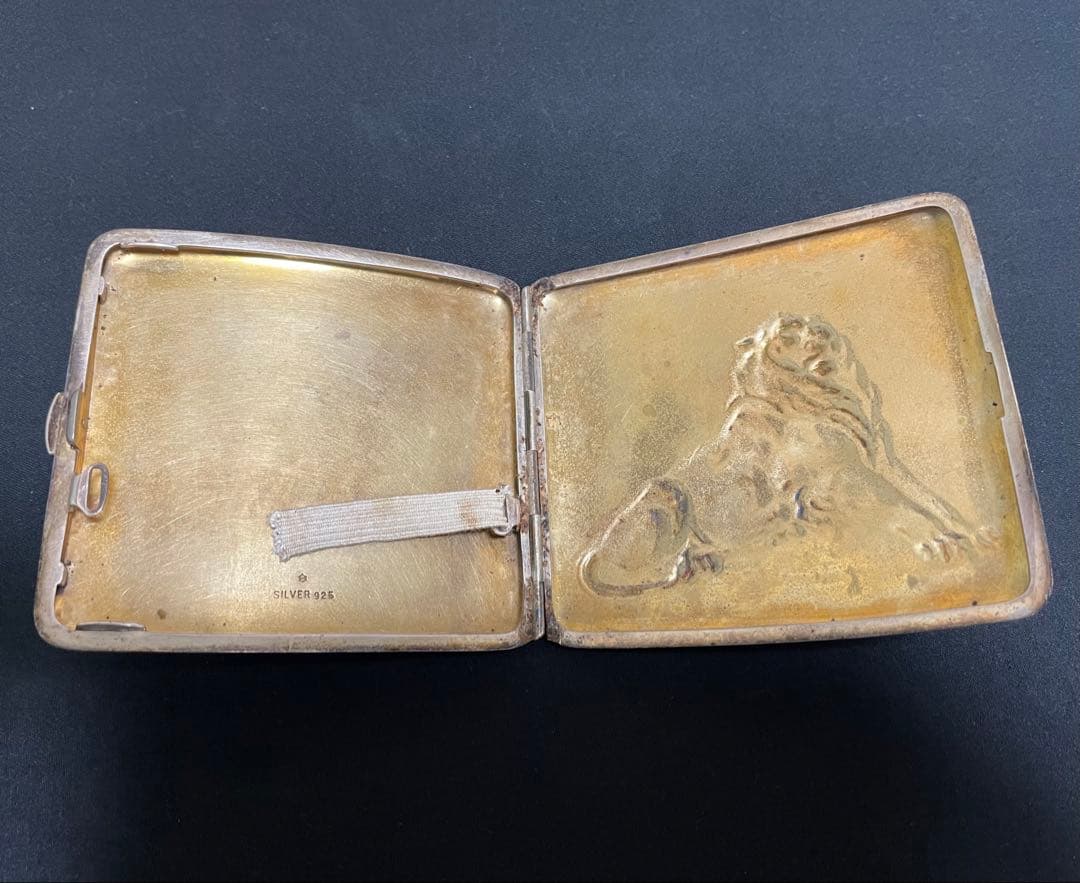 【銀製】【SILVER925】シルバーシガレットケース