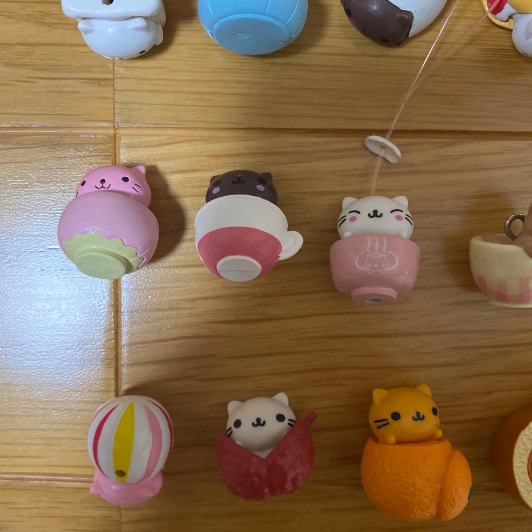 バラ売り可能★にゃんにゃんにゃんこ 大量 マスコット 18個セット まとめ売り