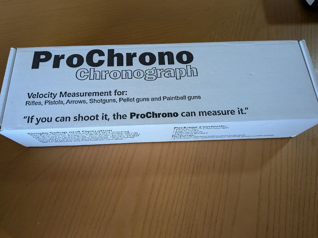 弾速計(ProChrono DLX)