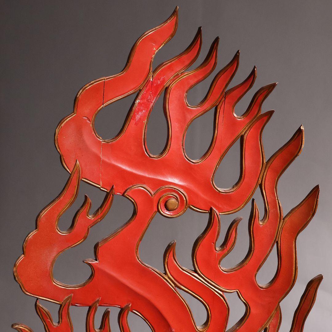 【MA827】仏教美術 木造 不動明王立像 全高68cm 仏像 彫刻 木彫 寺院