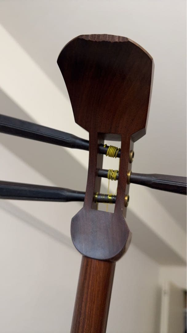 三味線本体 ケース付き　中棹　地唄