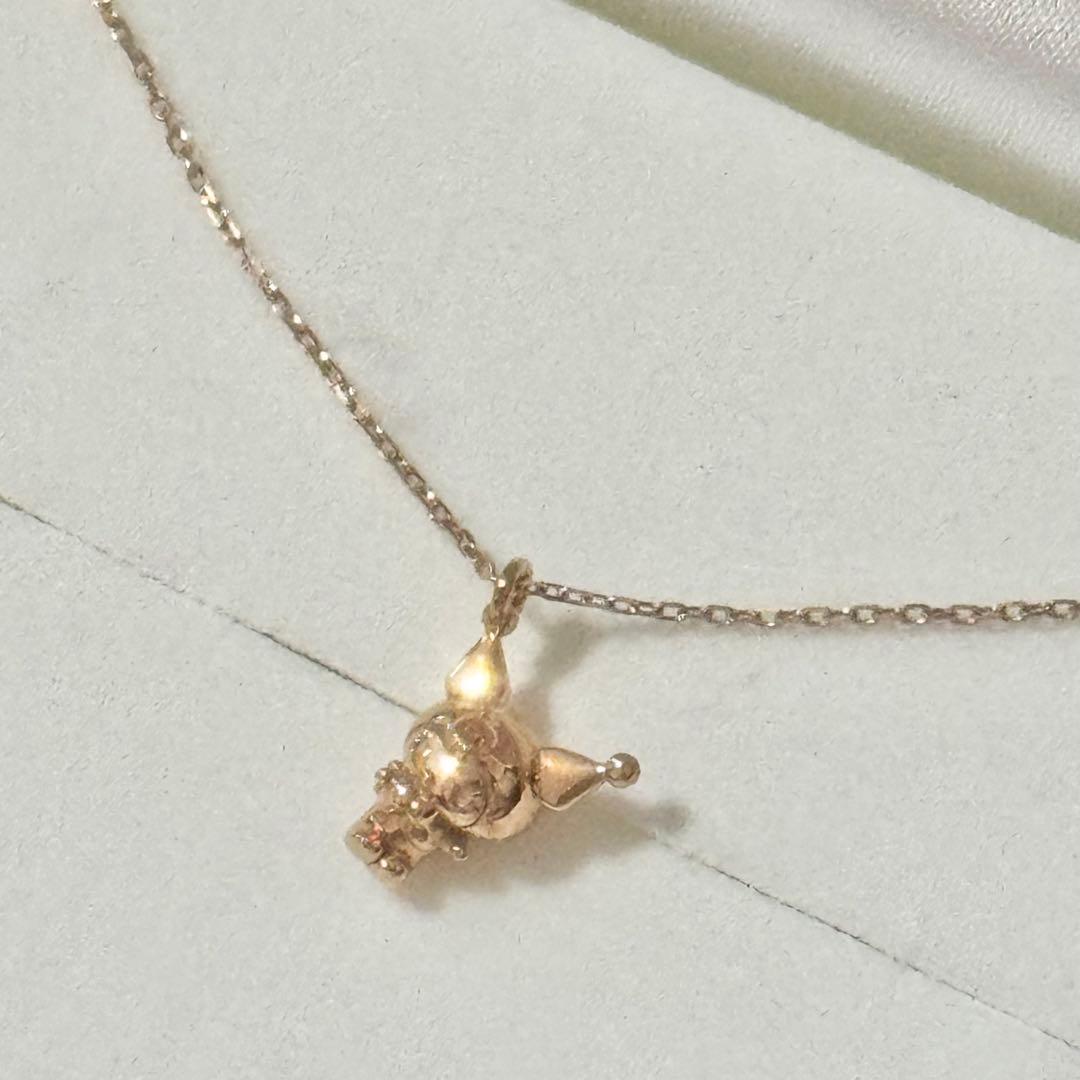 サンリオ クロミ ユートレジャー ネックレス K10ピンクゴールド