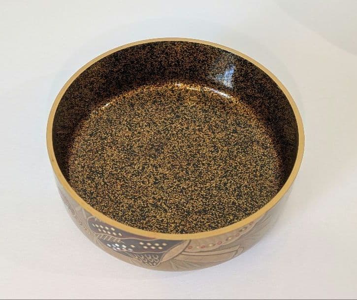 個人秘蔵-茶道具さま専用『海松貝蒔絵』大棗　新家新斎作　棗　茶器　螺鈿　内金梨子