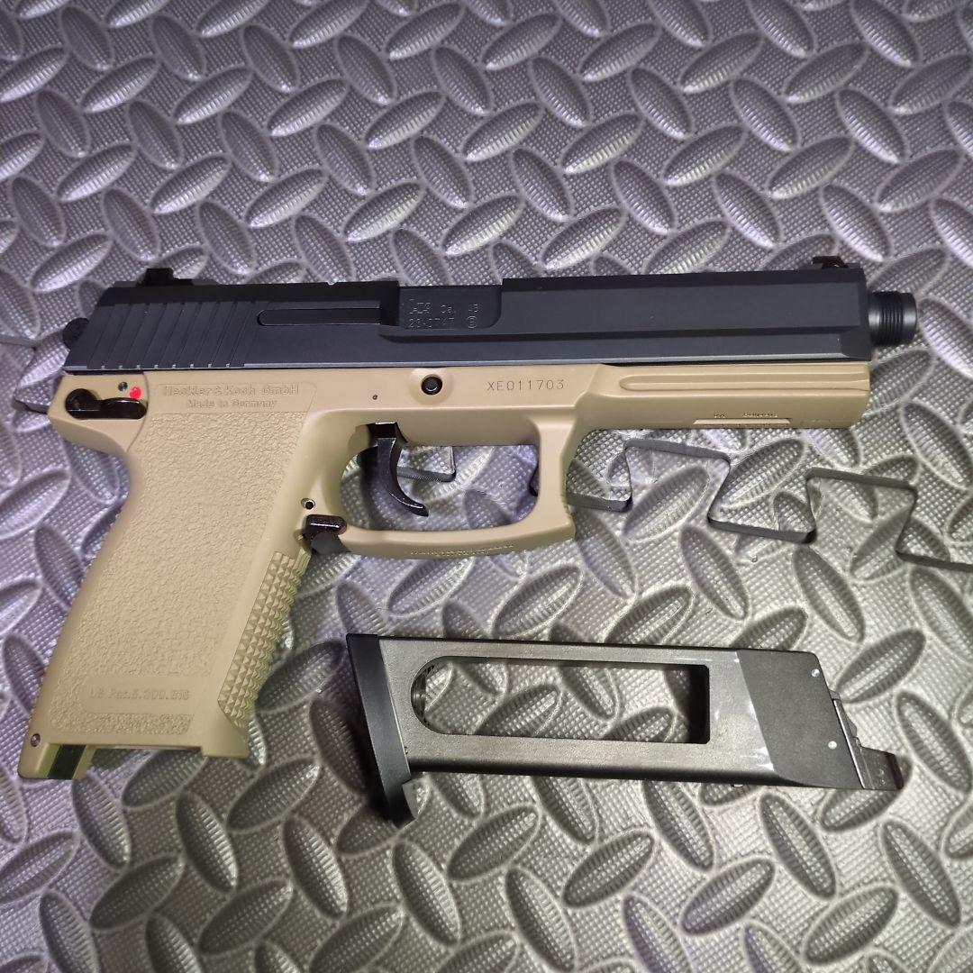 【KSC】MK23 ソーコムピストル (CO2) タンカラー ABS