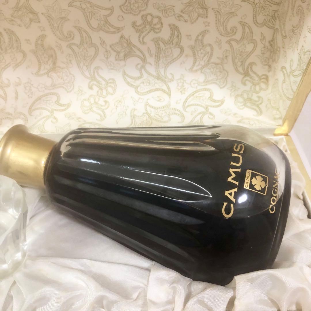 古酒　新品未開封CAMUS コニャック バカラ　デカンタ型　初期ボトル　入手困難