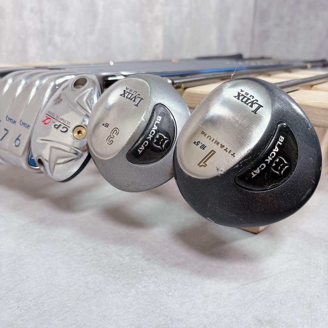 V943 LYNX 他 ゴルフクラブ メンズ フルセット 12点 初心者 入門