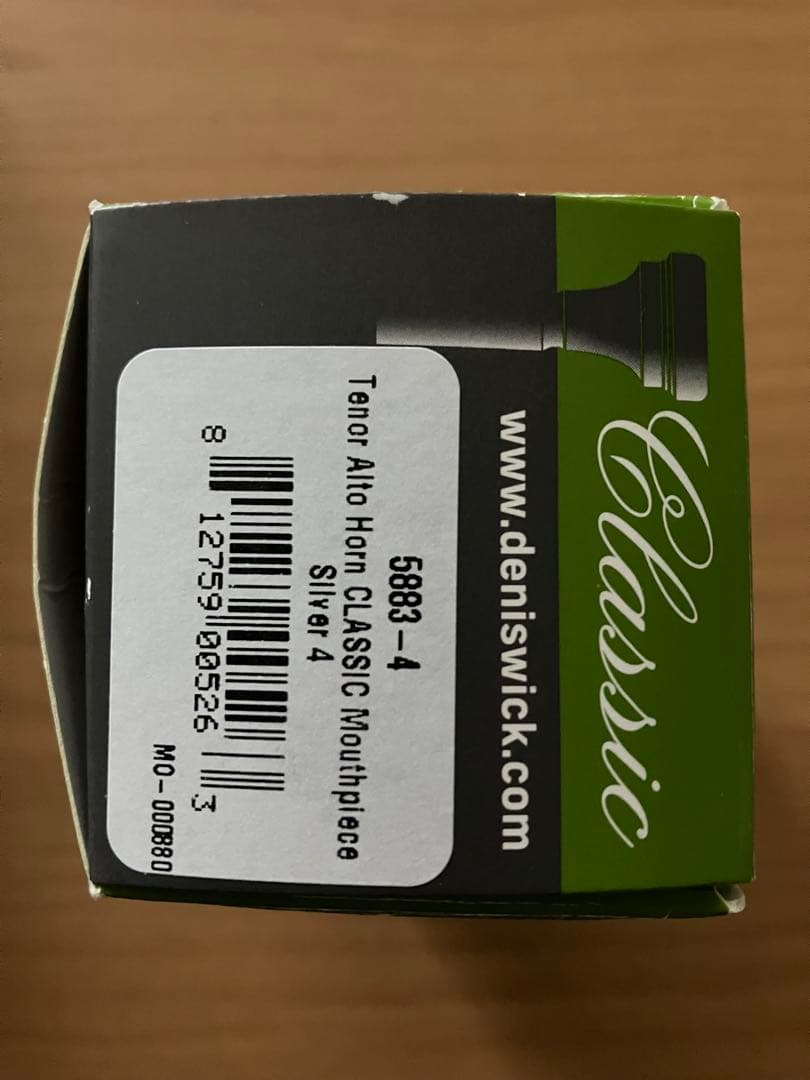 DENIS WICK DW5883-4 テナーホーン マウスピース　試奏のみ