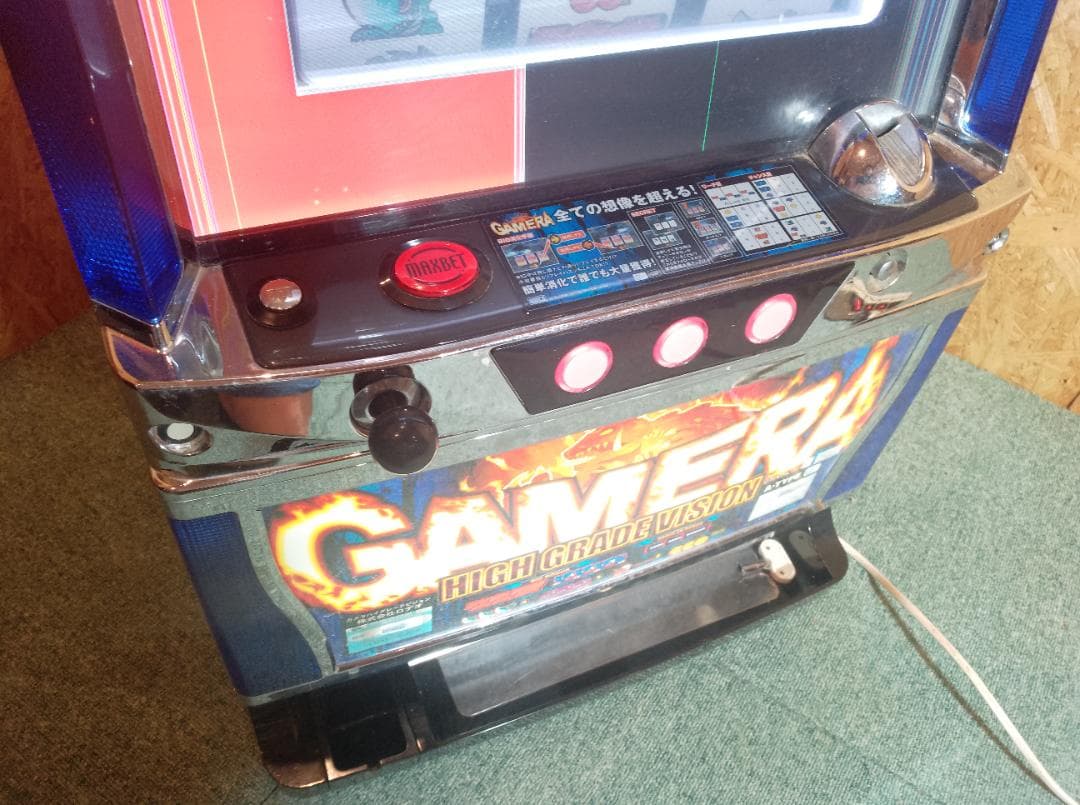 【ジャンク】パチスロ実機　ロデオ　ガメラハイグレードビジョン　液晶不良　音不良