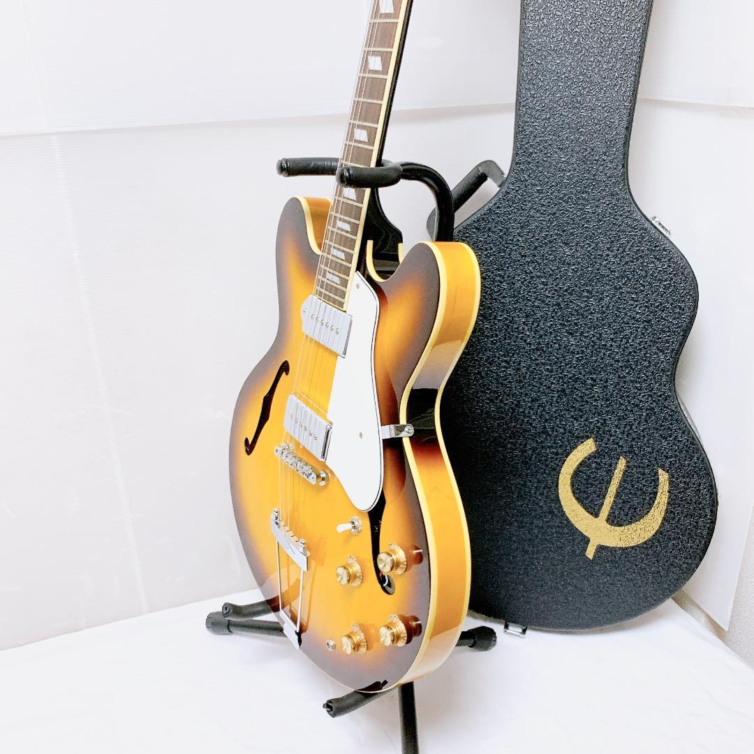 美品 Epiphone エピフォン Casino VS ナチュラル ハードケース