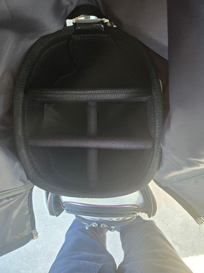 Callaway キャディバッグ ホワイト・ブラック・パープル