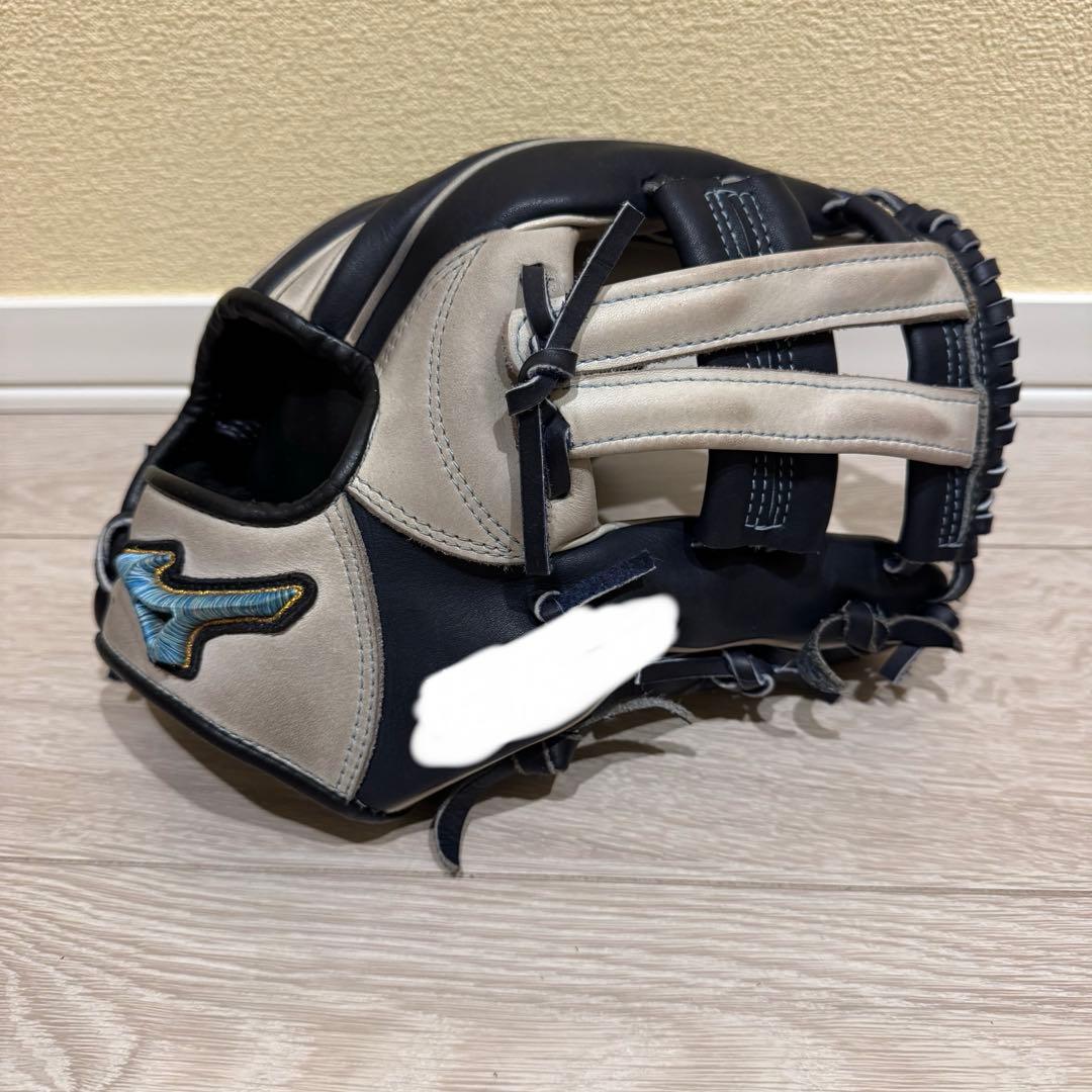 ミズノプロ　軟式　内野手　グローブ　グラブ　ダイバーシティブルー　【最終値下げ】