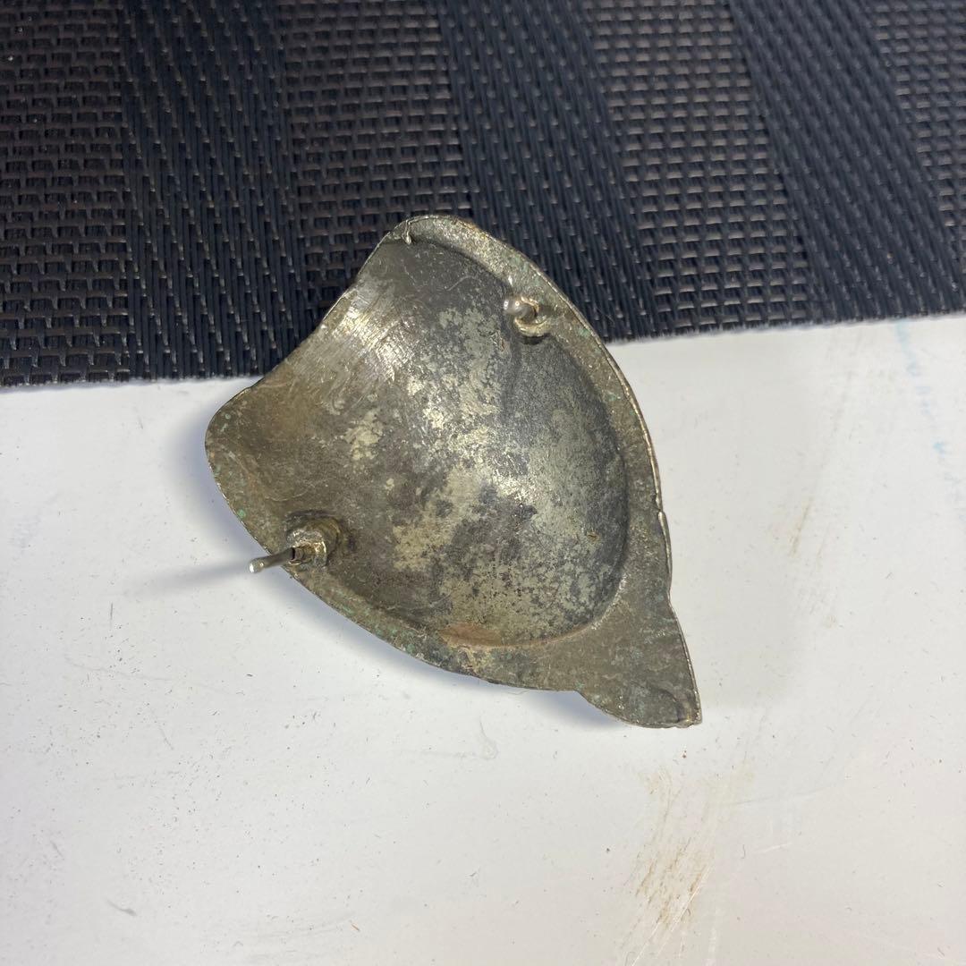 重厚な鋳物　『翁像』