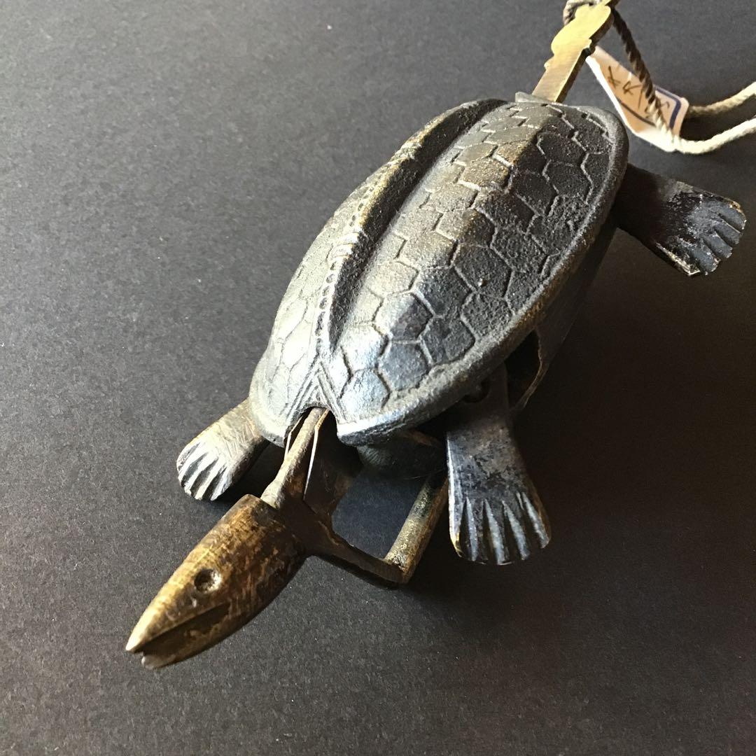 李朝　亀型鍵　　足稼働　　　　希少