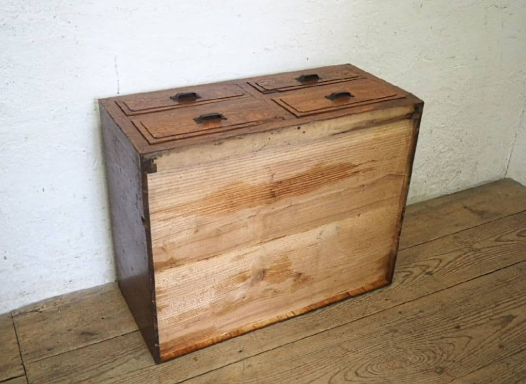 1036 アンティーク　ローボード　引き出し　収納棚　展示台　ローテーブル